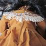 16"  Collectable Native American/Indian Girl on Swing Porcelain Doll (Dark  Brown) Image 6