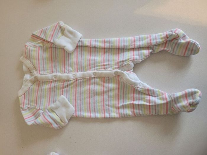 Boots Mini club 0-3 months sleepsuits