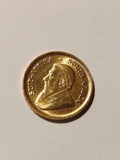 Gold Krugerrand coin