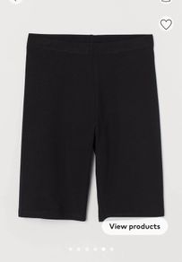 H&M cycling shorts black size S