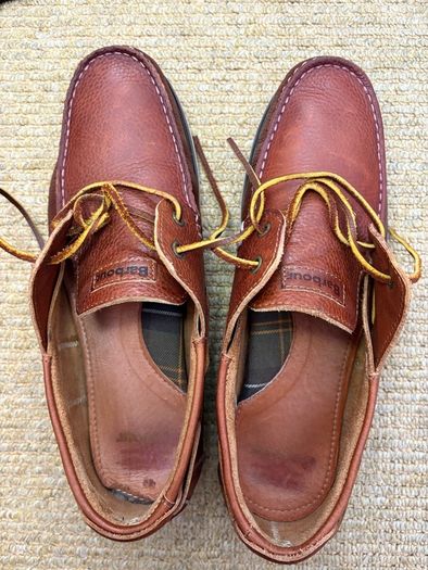 Barbour Leather Boat Shoes / Deck Shoes