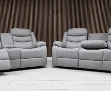 3+2 Roma Plus Wireless Charging Recliner Sofa Set
