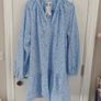 Powder blue H and M cotton dress size 12-14 Image 4