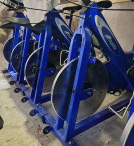 Pulse spin bikes reduced grey and blue available