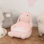 Kids Sofa Chair Children Plush Armchair Stuffed Cute Rabbit Toy Support Seat Learning Baby Nest Sleeping Cushion Bed Soft Snuggle Furniture 60 x 50 x 59cm Pink Image 2
