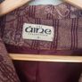The Aine Collection Burgundy Wool Blend Brocade Coat  UK 10 Image 7