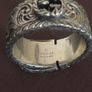Gucci garden buckle sterling silver heavy ring Image 7
