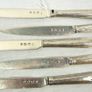 Robert Trickett, C.1775. Sterling Silver George III. 5 knives, 1775, 20cm, 240g Image 10