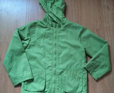 Green Warm Raincoat.  Age 8-9