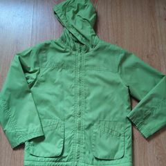 Green Warm Raincoat.  Age 8-9