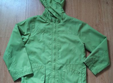 Green Warm Raincoat.  Age 8-9