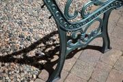iron cast garden bench sides