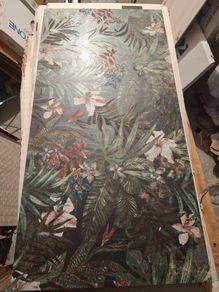Black flower Tiles  600x1200 ( 47 per m2)