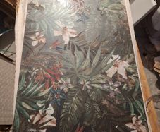 Black flower tiles 600x1200 (47 per m2) (40m2 left)