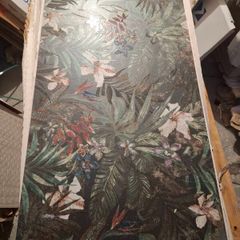 Black flower tiles 600x1200 (47 per m2) (40m2 left)