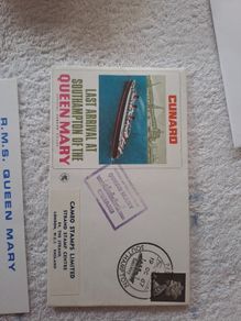 Vintage FDC Stamp.Last voyage of Queen Mary 1967