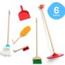 Melissa & Doug Wooden Dust, Sweep & Mop Kid-Sized Cleaning Set (6-Piece) Image 9