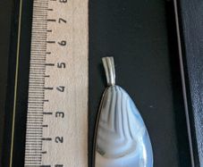 Grey Agate original pendant