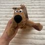 Vintage Warner Brothers Scooby Doo Laying Down Plush approx. 26 cm. Used Dirty  Please see photos Image 8