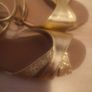 girls gold sandals Image 2