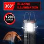 Solar Camping Lights, 2 Pack Portable LED Rechargeable Torch, Super Bright Collapsible Waterproof Camping Lantern for Outdoor Hiking Fishing Emergency (FREE POSTAGE) Image 4