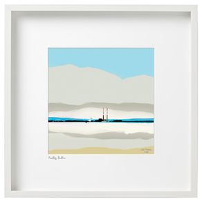 Poolbeg, Calm Day, Limited Edition Print by Helen Mathews