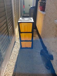 Plastic storage tower