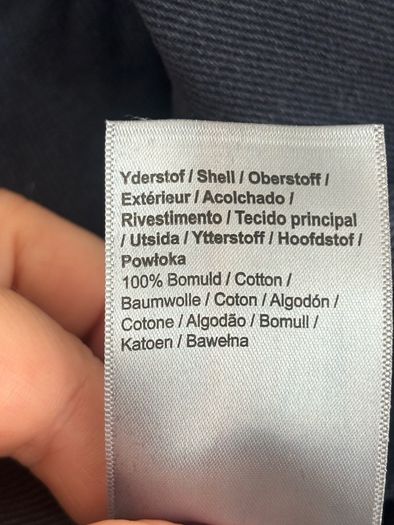 Mos Mosh denim embroidered overcoat