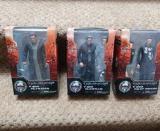 Neca Terminator Genisys figure collection x 3