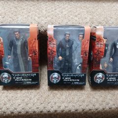 Neca Terminator Genisys figure collection x 3