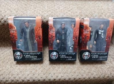 Neca Terminator Genisys figure collection x 3