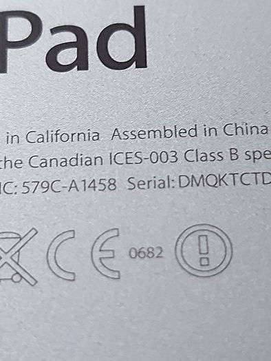 Apple Ipad 4, A1458, 16GB, with over 20 childrens movies for their entertainment, Excellent Battery
