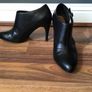 Next Ladies Forever Comfort Black Leather High Heel Shoe Size 4 Image 2