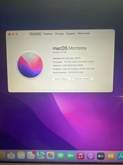 Macbook air 2017