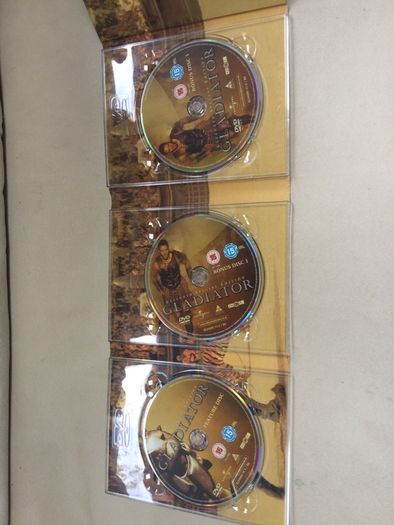 Gladiator Extended Special Edition 3 disc set rare bonus drama war action ridley scott