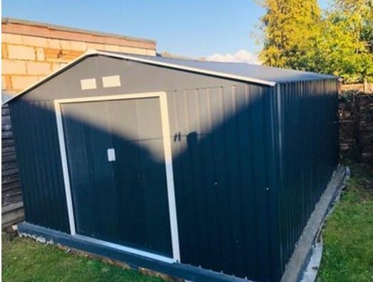 13 x 11ft Metal Shed Large