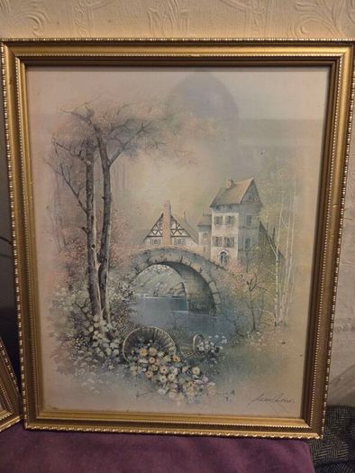 Pair of Andres Orpinas Framed prints