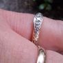 Antique 8ct Gold Diamond Ring Image 6