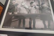 Black And White Framed Print Of War Orphans In France, 1941 Wall Art