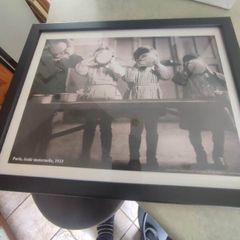 Black And White Framed Print Of War Orphans In France, 1941 Wall Art