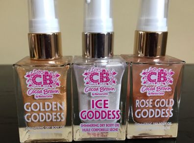 Cocoa Brown , The Goddess Collection Shimmering Dry Oil