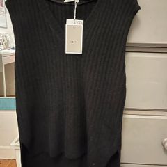 ICHI Black Tank Top