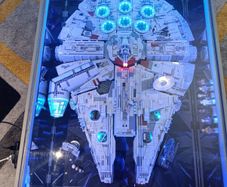 Lego UCS millennium falcon display coffee table