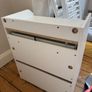 IKEA HAUGA White 3-Drawer Dresser Image 2