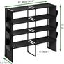 FREE EXPRESS SHIPPING 4-Tier Shoe Rack, Shoe Racks Storage Organizer, Shoe Holder with 6 Side Pockets, Large Shoe Storage Shelves for Wardrobe Bedroom Door Closet Entryway Hallway, Holds Up To 20-24 Pairs Image 4