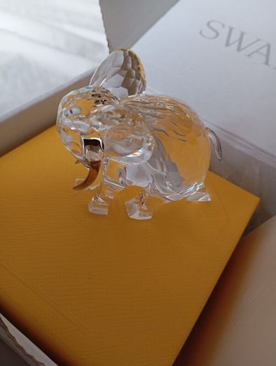 Swarovski crystal elephant