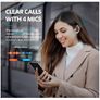 EarFun Wireless Earbuds, Free Pro, Active Noise Cancelling, Bluetooth 5.2 Earbuds with 4 Mics, Stereo Sound, Deep Bass in-Ear Headphones, Ambient Mode Earbuds, Wireless Charge, 32H Image 4