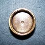 Vintage SHELL (B) brass oil can cap. Image 3