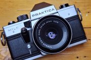 Praktica MTL 5 35mm Film SLR Camera with Carl Zeiss Jena Tessar 50mm f/2.8 M42 Lens - 4233