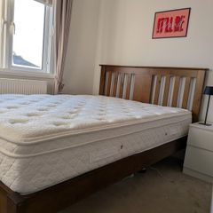 Ez living double bed and mattress
